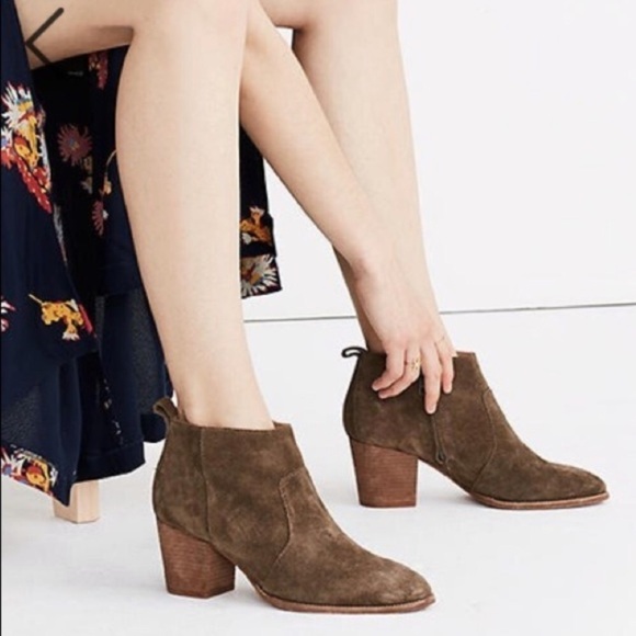 Madewell Brenner Suede Ankle Boots - Picture 10 of 10
